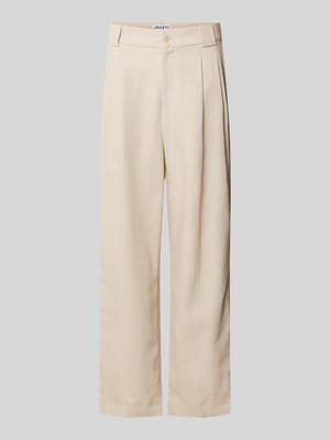 Relaxed Fit Stoffhose mit Gürtelschlaufen Shop The Look MANNEQUINE