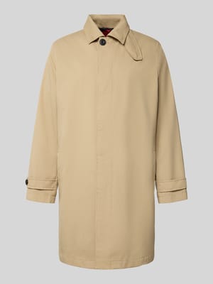 Regular fit trenchcoat met katoen, model 'MAVER2431' Shop The Look MANNEQUINE
