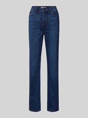 Straight Fit Jeans mit Gürtelschlaufen und Viskose-Anteil Shop The Look MANNEQUINE