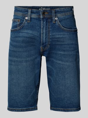 Regular Fit Jeans-Bermudas aus Baumwoll-Mix Shop The Look MANNEQUINE