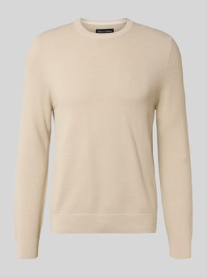 Sweter z dzianiny o kroju regular fit z czystej bawełny Shop The Look MANNEQUINE