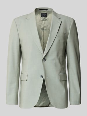 Marynarka garniturowa o kroju slim fit z kieszeniami z patką model 'AIDAN3' Shop The Look MANNEQUINE