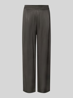 Straight Fit Stoffhose aus reiner Viskose Modell 'Cisilia' Shop The Look MANNEQUINE