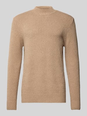 Strickpullover mit Stehkragen Modell 'ZAYYN' Shop The Look MANNEQUINE