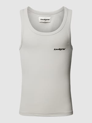 Tank Top mit Label-Print Shop The Look MANNEQUINE