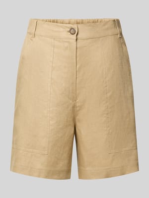 Regular Fit Shorts aus reinem Leinen Modell 'IVELETTA' Shop The Look MANNEQUINE