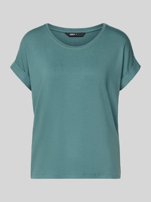 Regular Fit T-Shirt aus Viskose-Mix Modell 'MOSTER' Shop The Look MANNEQUINE