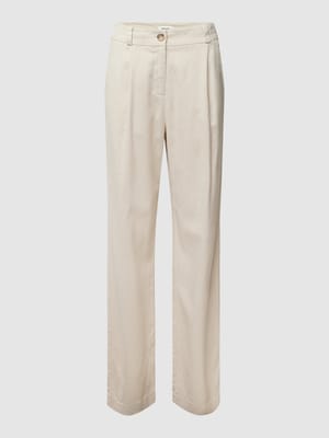 Broek met bandplooien, model 'Park' Shop The Look MANNEQUINE