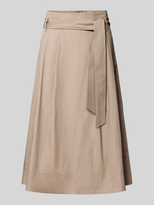 Midispódnica w plisowanym wyglądzie, krój regular fit Shop The Look MANNEQUINE