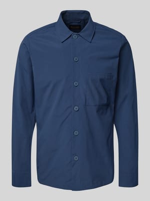 Regular fit overhemdjack met borstzak Shop The Look MANNEQUINE