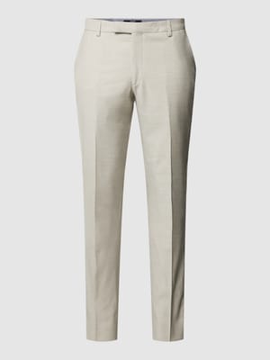 Extra slim fit pantalon met structuurmotief, model 'Gun' Shop The Look MANNEQUINE