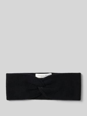Regular Fit Stirnband aus reinem Kaschmir in Strick-Optik Shop The Look MANNEQUINE