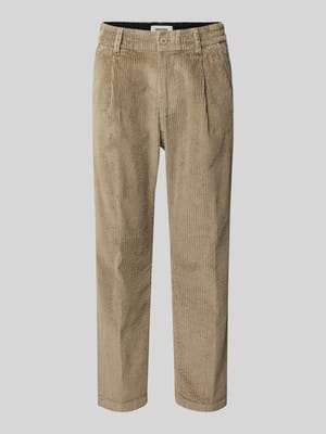 Regular fit corduroy broek met achterzakken, model 'CHASY' Shop The Look MANNEQUINE
