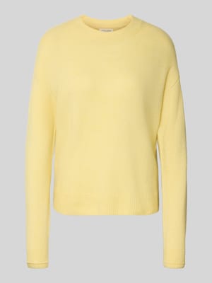 Wollen pullover met ronde hals Shop The Look MANNEQUINE