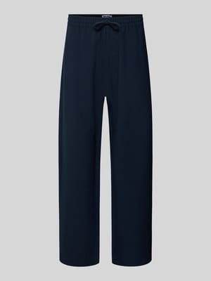 Spodnie materiałowe o prostym kroju z dodatkiem wiskozy Shop The Look MANNEQUINE