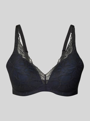 Biustonosz z fiszbinami i podszewką model ‘Body Makeup Illusion Lace’ Shop The Look MANNEQUINE