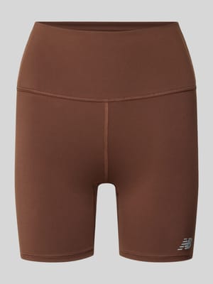 High Rise Radlershorts mit Logo-Print Modell 'HARMONY' Shop The Look MANNEQUINE