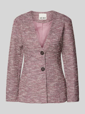 Blazer mit V-Ausschnitt Modell 'KATE' Shop The Look MANNEQUINE