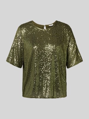 Blusenshirt mit Paillettenbesatz Modell 'Emrilla' Shop The Look MANNEQUINE