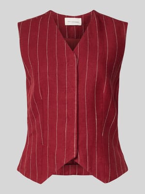Weste aus Leinen-Mix Modell 'Claritte' Shop The Look MANNEQUINE