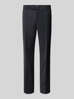 Slim fit pantalon met persplooien, model 'Blayr' Shop The Look MANNEQUINE