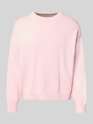 Strickpullover mit gerippten Abschlüssen Shop The Look MANNEQUINE