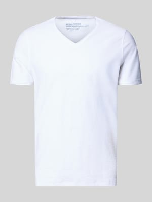 T-shirt met V-hals Shop The Look MANNEQUINE