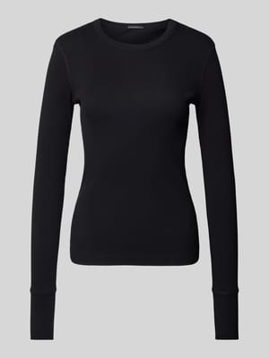 Longsleeve in Ripp-Optik Modell 'NURIT' Shop The Look MANNEQUINE