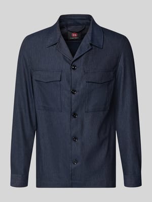 regular fit overshirt met klepzakken model 'Constantin' Shop The Look MANNEQUINE