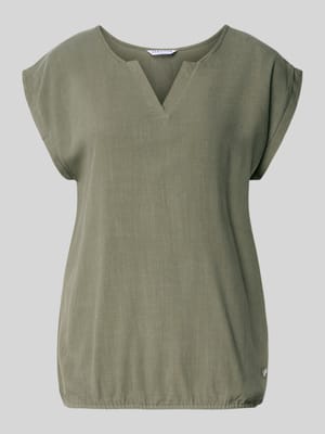 regular fit blouse van viscosemix model 'Connie' Shop The Look MANNEQUINE
