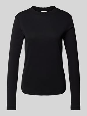 Slim fit shirt met lange mouwen en schulprand Shop The Look MANNEQUINE