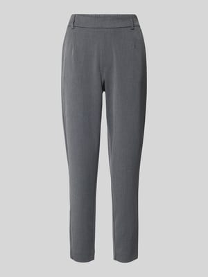 Slim fit broek met elastische band, model 'VARONE' Shop The Look MANNEQUINE