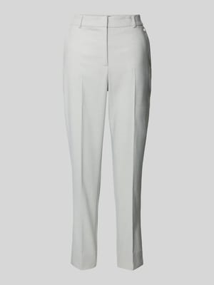 Tapered fit stoffen broek met persplooien Shop The Look MANNEQUINE