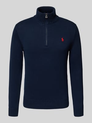 Gebreide pullover met ribboorden Shop The Look MANNEQUINE