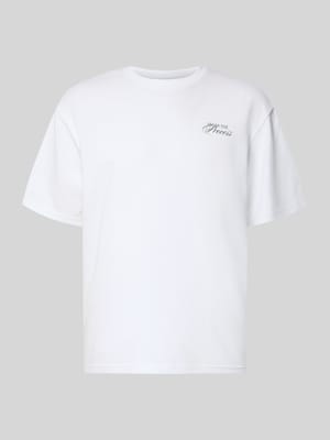 T-shirt o kroju regular fit z Mieszanka bawełny Model 'CASPIAN' Shop The Look MANNEQUINE