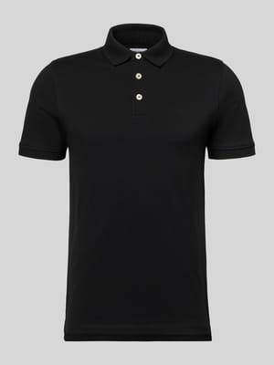 Slim Fit Poloshirt mit Viskose-Anteil Modell 'Paulos' Shop The Look MANNEQUINE