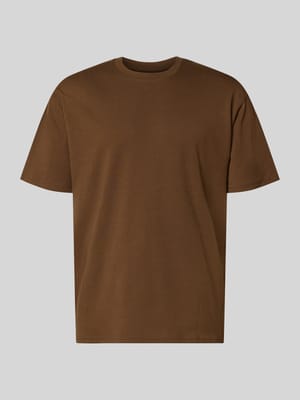 Regular Fit T-Shirt mit Rundhalsausschnitt Shop The Look MANNEQUINE