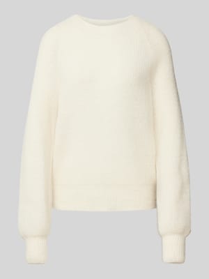 Gebreide pullover met ribboorden Shop The Look MANNEQUINE