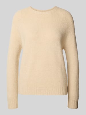 Relaxed Fit Strickpullover aus Alpaka-Mix Modell 'GHIACCI' Shop The Look MANNEQUINE