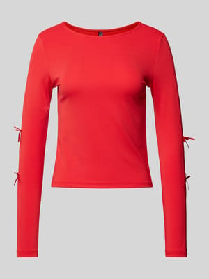 Regular Fit Langarmshirt mit Schleifen Modell 'SELINA' Shop The Look MANNEQUINE