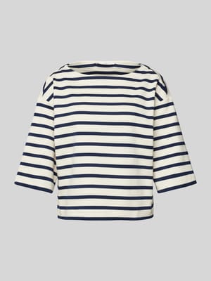 T-Shirt mit U-Boot-Ausschnitt Shop The Look MANNEQUINE