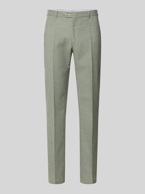 Moden Fit Anzughose mit Bügelfalten Modell 'Sergio' Shop The Look MANNEQUINE