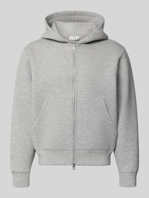 Relaxed Fit Sweatjacke mit Zweiwege-Reißverschluss Shop The Look MANNEQUINE