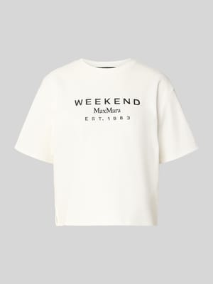 Regular Fit T-Shirt aus reiner Baumwolle Modell 'SABATO' Shop The Look MANNEQUINE