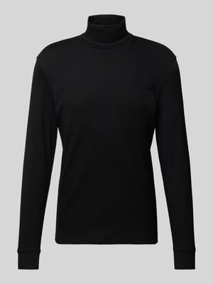 Longsleeve aus Viskose mit Rollkragen Shop The Look MANNEQUINE