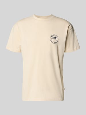 T-Shirt mit Logo und Rundhalsausschnitt Shop The Look MANNEQUINE