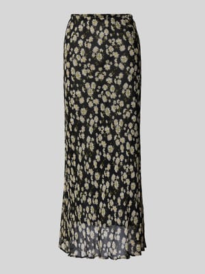 Maxirock aus Viskose mit elastischem Bund Shop The Look MANNEQUINE