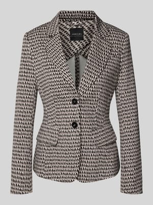 Żakiet o kroju slim fit z kołnierzem z połami Shop The Look MANNEQUINE