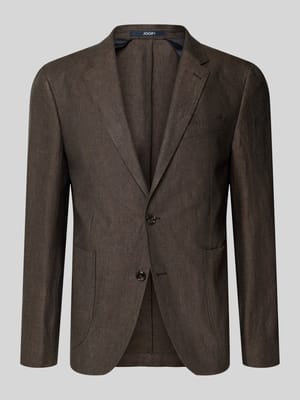 Slim Fit 2-Knopf-Sakko aus Leinen Modell 'Hoverest' Shop The Look MANNEQUINE