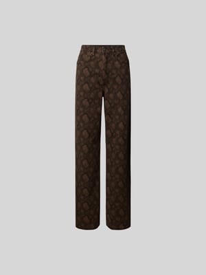 Straight Fit Jeans mit 5-Pocket-Design Shop The Look MANNEQUINE